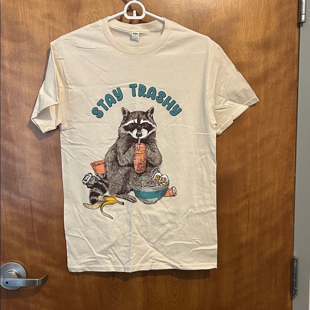 Stay Trashy Raccoon Graphic Tee